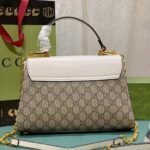 Gucci Horsebit 1955 Mini Top Handle Bag Beige Ebony 29Cm - Image 4