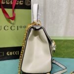 Gucci Horsebit 1955 Mini Top Handle Bag Beige Ebony 29Cm - Image 3