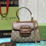 Gucci Horsebit 1955 Mini Top Handle Bag Light Brown 22Cm 703848 9AAAJ 8563 - Image 2
