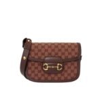 Gucci Horsebit 1955 Original GG Burgundy 25Cm 602204 9Y9NG 9865
