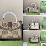 Gucci Ophidia Small Top Handle Bag Gray 25Cm 651055 96IWX 8745 - Image 4