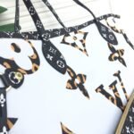 Louis Vuitton Neverfull Monogram Giant Jungle MM White Havana 31Cm M44716 - Image 9