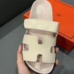 Hermes Chypre Sandal Calfskin Beige - Image 5