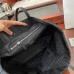 Prada Re-Nylon And Saffiano Leather Tote Bag Black 1BG107RV44F0002VYOX - Image 7