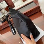Prada Re-Nylon And Saffiano Leather Tote Bag Black 1BG107RV44F0002VYOX - Image 5
