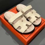 Hermes Chypre Sandal Calfskin Beige - Image 2