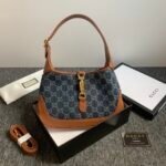 Gucci Jackie 1961 Small Shoulder Bag Blue And Ivory 28Cm 636706 2KQGG 8375 - Image 2