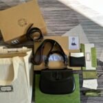 Gucci Bamboo 1947 Small Top Handle Bag Black 21Cm 675797 10ODP 1060 - Image 2