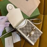 Gucci Horsebit 1955 Mini Bag White 17Cm 625615 92TCG 9761 - Image 2
