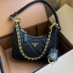 Prada Re Edition 1995 Chaîne Re Nylon Mini Bag Black 22Cm 1BC204 2AOS F0002 V QOO - Image 2