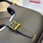Saint Laurent Le Fermoire Shoulder Bag Black 25Cm 6726152ZA2W 1062 - Image 7