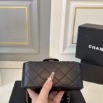 Chanel Classic Mini Crossbody Bag Black 16Cm A35200 Y04059 94305 - Image 5