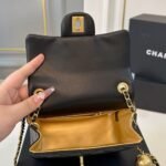 Chanel Classic Mini Crossbody Bag Black 16Cm A35200 Y04059 94305 - Image 9