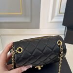 Chanel Classic Mini Crossbody Bag Black 16Cm A35200 Y04059 94305 - Image 6