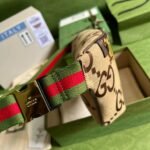 Gucci Jumbo GG Belt Bag Camel And Ebony Jumbo GG Canvas 39cm GG 696031 UKMDG 2570 - Image 12