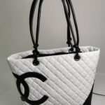 Chanel Cambon Line Large Tote Bag In White And Black 41Cm - Image 2