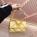 Chanel 19 Flap Bag In Gold 25Cm - Image 3