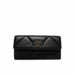 Chanel 19 Flap Long Wallet Black 19Cm