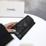 Chanel 19 Flap Long Wallet Black 19Cm - Image 4