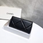 Chanel 19 Flap Long Wallet Black 19Cm - Image 7