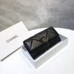 Chanel 19 Flap Long Wallet Black 19Cm - Image 2