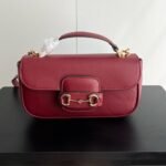 Gucci Horsebit 1955 Small Top Handle Bag Rosso Ancora Red ‎22Cm 815206 AAEC2 6207 - Image 2