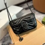 Gucci GG Marmont Belt Bag Black 16Cm 699757 UM8KV 1000 - Image 6