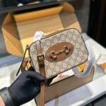 Gucci Horsebit 1955 Mini Shoulder Bag Beige And Ebony 18Cm ‎760196 92TCG 8563 - Image 3