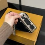 Louis Vuitton Slim Trunk Bag Black 23Cm M25445 - Image 4