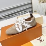 Louis Vuitton LV Sneakerina Hazelnut Brown 1AHNFA - Image 6