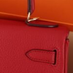 Hermes Kelly 25 Togo Handbag Rouge Casaque 25Cm - Image 4