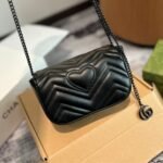 Gucci GG Marmont Belt Bag Black 16Cm 699757 UM8KV 1000 - Image 5
