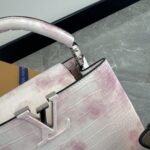 Louis Vuitton Capucines BB Bag Pink And White 27Cm - Image 5