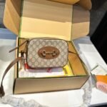 Gucci Horsebit 1955 Mini Shoulder Bag Beige And Ebony 18Cm ‎760196 92TCG 8563 - Image 2
