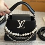 Louis Vuitton Capucines Mini Bag Black 20Cm M11908 - Image 3