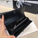 Chanel Boy Flap Long Wallet Ruthentium Hardware Black 19Cm - Image 5