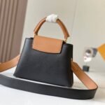 Louis Vuitton Capucines BB Black Arizona 27Cm M59466 - Image 4