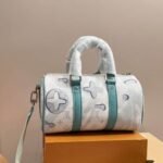 Louis Vuitton Keepall Bandouliere Crystal Green 25Cm M22527 - Image 4