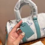 Louis Vuitton Keepall Bandouliere Crystal Green 25Cm M22527 - Image 3