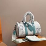 Louis Vuitton Keepall Bandouliere Crystal Green 25Cm M22527 - Image 2