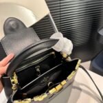 Louis Vuitton Capucines MM Bag Black 27Cm M54663 - Image 7