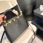 Louis Vuitton Capucines MM Bag Black 27Cm M54663 - Image 3