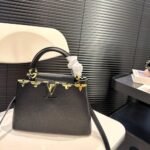 Louis Vuitton Capucines MM Bag Black 27Cm M54663 - Image 2