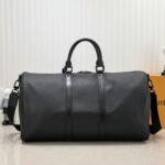 Louis Vuitton Keepall Bandoulière 50 Black M21420 - Image 7