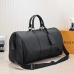 Louis Vuitton Keepall Bandoulière 50 Black M21420 - Image 3