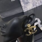 Chanel Paris Button Earrings - Image 2