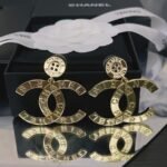 Chanel Paris Button Earrings - Image 3