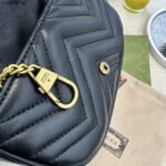 Gucci GG Marmont Super Mini Bag Black 17Cm 476433 DTDCT 1000 - Image 9
