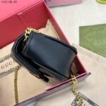 Gucci GG Marmont Super Mini Bag Black 17Cm 476433 DTDCT 1000 - Image 5