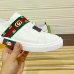 Gucci GG Slip On Sneaker Leather White - Image 5